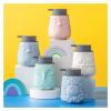 Soap Dispenser Cute Animal Shape Foam Soap Dispenser Ceramic Refillable Pump For Children's Liquid Containers,Multicolor Lotion Pump Bottle Hand Soap Dispenser Dish Soap Dispenser ( Color : Fox D ) view 3
