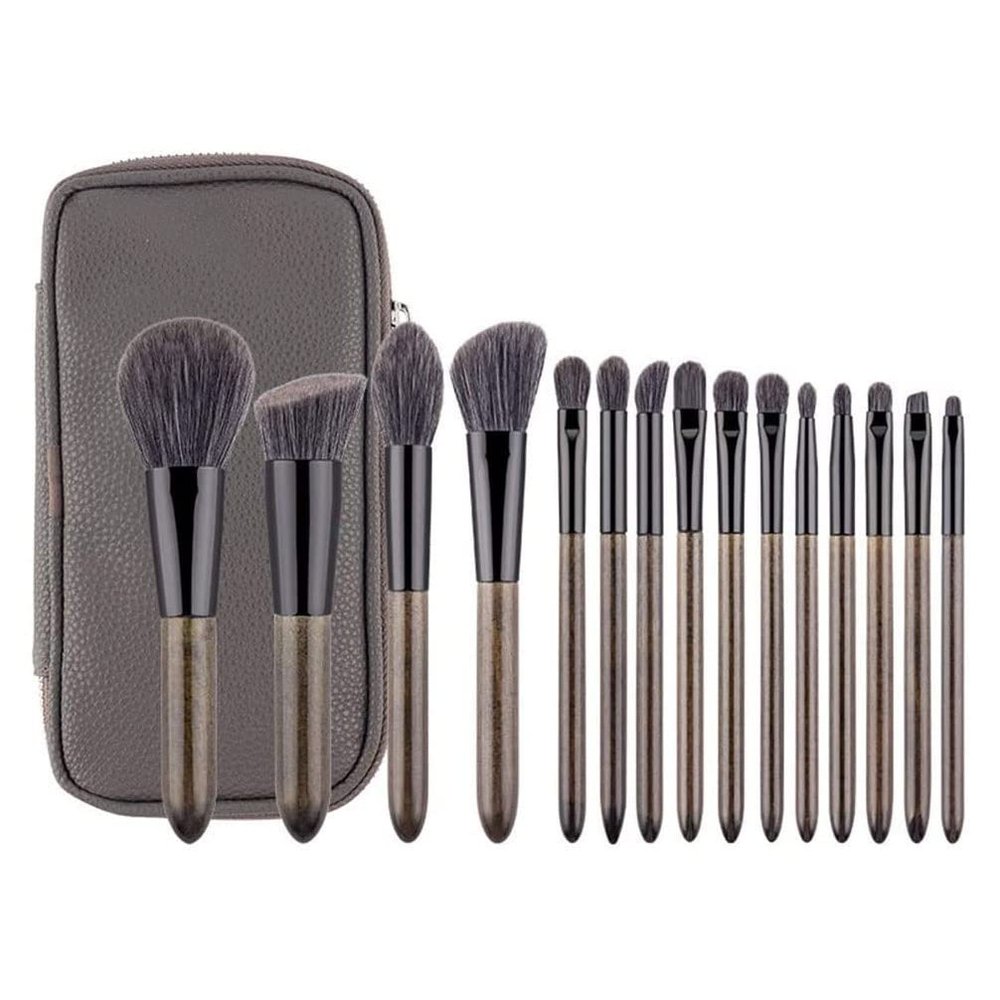 Feiyxu Makeup Brushes 17 Pcs Colourful Makeup Brush Set Premium Gift Synthetic Kabuki Foundation Blending Face Powder Blush Concealers Eyeshadow Rainbow Make Up Brush Set