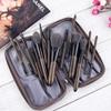 Feiyxu Makeup Brushes 17 Pcs Colourful Makeup Brush Set Premium Gift Synthetic Kabuki Foundation Blending Face Powder Blush Concealers Eyeshadow Rainbow Make Up Brush Set view 3
