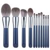 Feiyxu Makeup Brush Set 11Pcs Makeup Brush Set Synthetic Kabuki Brush Cosmetics Foundation Concealers Powder Blush Blending Face Eye Shadows Brush Sets,Eyeliner Brushes view 1