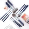 Feiyxu Makeup Brush Set 11Pcs Makeup Brush Set Synthetic Kabuki Brush Cosmetics Foundation Concealers Powder Blush Blending Face Eye Shadows Brush Sets,Eyeliner Brushes view 2