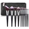 Feiyxu Makeup Brushes 10 Pcs Premium Makeup Brush Set with Bag Foundation Blending Blush Eyeliner Shadow Brow Concealer Brushes Kit view 1