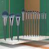 Feiyxu 14Pcs Green Synthetic Makeup Brush Set with Professional Foundation, Powder, Concealer, Eyeshadow, Blush Brushes view 2