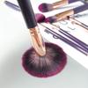Feiyxu Makeup Brush Set 8 Pcs Purple Makeup Brushes Set Cute Soft Eyeshadow Eyebrow Brush Cosmetics Foundation Blush Contour Makeup Brushes Beauty Tools view 2