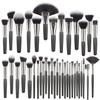Feiyxu Makeup Brush Set 40 Pcs Professional Make-up Brush Wooden Handle Cosmetic Brush Foundation Powdery Eye Makeup Makeup Set,Eyeliner Brushes view 1