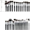Feiyxu Makeup Brush Set 40 Pcs Professional Make-up Brush Wooden Handle Cosmetic Brush Foundation Powdery Eye Makeup Makeup Set,Eyeliner Brushes view 2