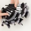Feiyxu Makeup Brush Set 40 Pcs Professional Make-up Brush Wooden Handle Cosmetic Brush Foundation Powdery Eye Makeup Makeup Set,Eyeliner Brushes view 3