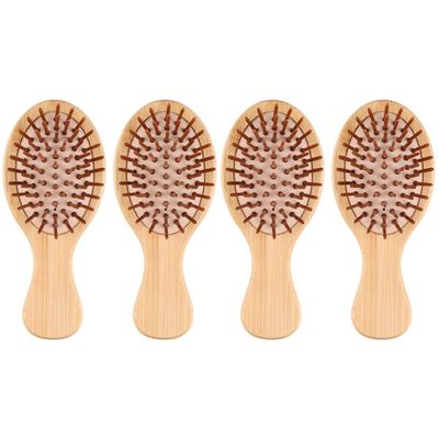 KALLORY 4pcs Travel Comb for Dreadlock Removal Massage Combs for for Hair Types