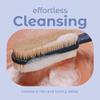 MainBasics Back Scrubber for Shower  Long Handle Dual-Sided Brush for Body Wash & Scrubbing with Exfoliating & Soft Bristles (Ultramarine, Plastic) view 4