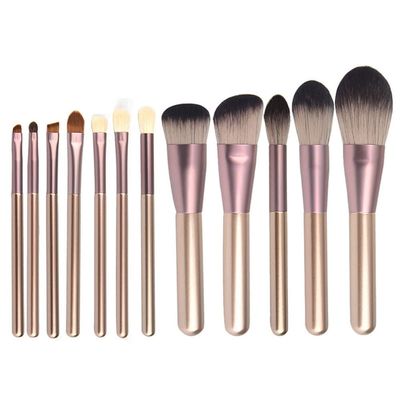 Feiyxu Makeup Brush 12Pcs Premium Synthetic Kabuki Brush Set Foundation Powder Blending Concealer Eye Shadows Blush Cosmetics Brushes