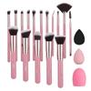 Feiyxu Makeup Brush Set 16pcs Makeup Brushes Set Premium Synthetic Foundation Brushes Blending Face Powder Eye Shadow Concealer Make Up Brushes Set,Eyeliner Brushes view 1