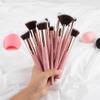 Feiyxu Makeup Brush Set 16pcs Makeup Brushes Set Premium Synthetic Foundation Brushes Blending Face Powder Eye Shadow Concealer Make Up Brushes Set,Eyeliner Brushes view 2