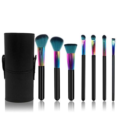 Feiyxu Makeup Brushes 7 Pcs Premium Synthetic Makeup Brush Set Professional Blush Contour Eye Make Up Brush Kit,Eyeliner Brushes