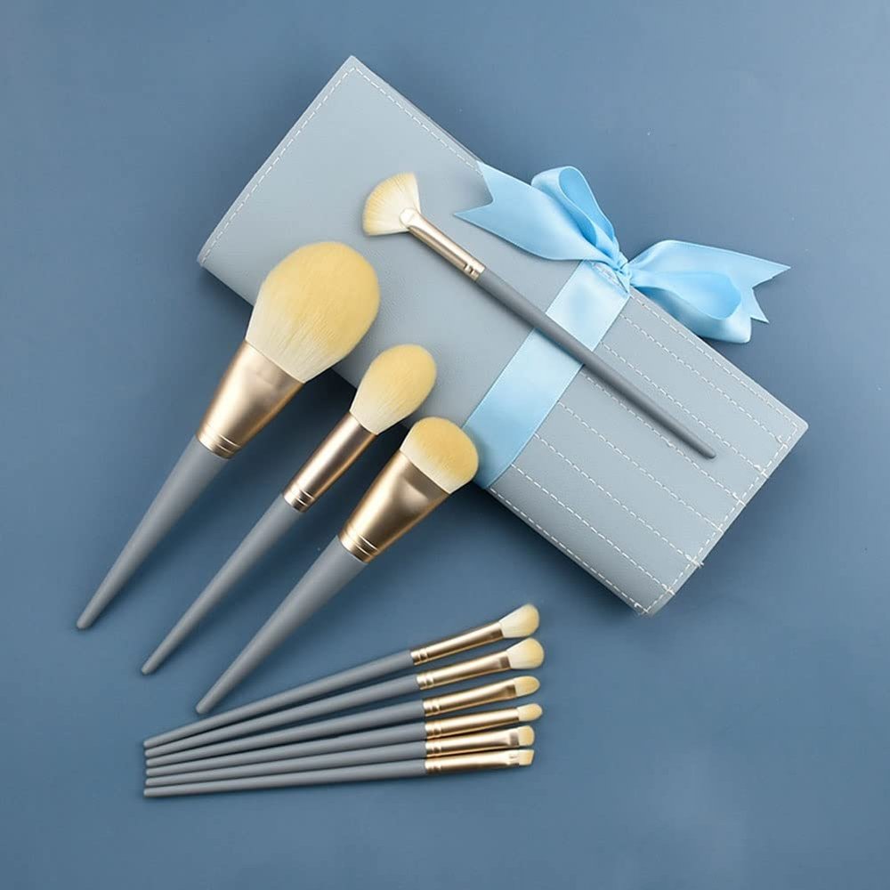 Feiyxu Makeup Brushes 10 Pcs Powder Foundation Eyelash Eye Shadow Make Up Brush Beauty Cosmetic Tool Make Up Brush