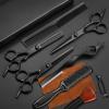 11Pcs Professional Hair Scissors Set,Stainless Steel Barber Supplies Including Straight Shears, Thinning Shears, and Hair Thinning Knife Multifunctional Salon Tools and Gifts for Friends and Family view 1