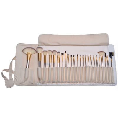Feiyxu Makeup Brush Set 24 PCs Makeup Brush Set Professional Wood Handle Premium Synthetic Contour Concealers Foundation Blending Face Powder Eye Shadow Cosmetic Brushes with Bag,Eyeliner Brushes