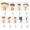 Feiyxu Makeup Brush Set 24 PCs Makeup Brush Set Professional Wood Handle Premium Synthetic Contour Concealers Foundation Blending Face Powder Eye Shadow Cosmetic Brushes with Bag,Eyeliner Brushes view 2