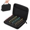 63 Slots Portable Essential Oil Storage Bag EVA Aromatherapy Essential Oil Storage Anti-Crash Case Storage Box for Home Traveling Moving House(Black) view 1
