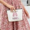 30th Birthday Gifts for Her Makeup Bag 30th Birthday Decorations for Women Boho Rainbow 30 Year Old Birthday Gifts for Women Her Daughter Sister Bestie Making The World A Better Place Since 1995 view 4