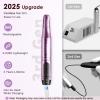 COSLUS Cordless Nail Drill Electric File: Professional for Acrylic Gel Dip Powder Nails Portable Nail Drill Machine Kit for Manicure Pedicure Nail Set with Everything Rechargeable Lightweight view 2