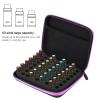 63 Slots Portable Essential Oil Storage Bag EVA Aromatherapy Essential Oil Storage Anti-crash Case Storage Box for Home Traveling Moving House(Purple) view 2