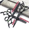6 inch hair stylist barber scissors black plate dragon 440C hairdressing cutting scissors+thinning scissors (6 inch 3PC) view 2