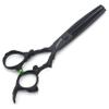 6 inch hair stylist barber scissors black plate dragon 440C hairdressing cutting scissors+thinning scissors (6 inch thinning) view 1