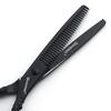 6 inch hair stylist barber scissors black plate dragon 440C hairdressing cutting scissors+thinning scissors (6 inch thinning) view 3