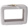 SANHECUN Toiletry bag waterproof cosmetic organizer with handle large opening for travelling car organizer (White) view 1