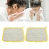 2pcs Exfoliating Face Wash Cloths, Fine Mesh Double Sided Hanging Face Scrubber Exfoliator for Women and Man view 4