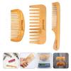 KALLORY 6pcs Hair Combs for Women Fine Hair Bamboo Wide Fine Tooth Combs Stylist Tool view 2