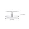 Cabilock 1pc Acrylic Makeup Brush Storage Organizer Rack for Design Easy to Install Compact Drying Stand for Craft and Nail Art for Makeup Vanity view 4