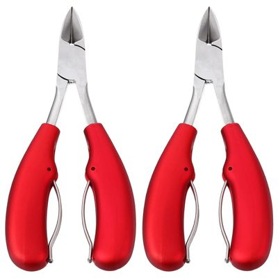 Healifty 2pcs Toenail Nipper Precision Pedicure Tool Professional Nail Clipper Curved Nail Clippers Quality Material