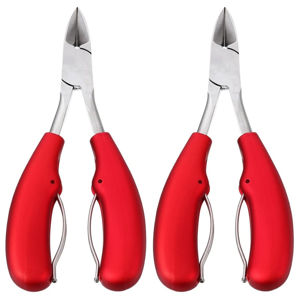 Healifty 2pcs Toenail Nipper Precision Pedicure Tool Professional Nail Clipper Curved Nail Clippers Quality Material
