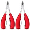 Healifty 2pcs Toenail Nipper Precision Pedicure Tool Professional Nail Clipper Curved Nail Clippers Quality Material view 1