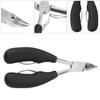 Healifty 3pcs Toenail Nipper Quick Nail Clippers for Thick Nails Professional Pedicure Tool view 4