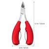 Healifty 3pcs Straight Nail Clippers Professional Toe Nipper Toe Nail Clipper Precision Tool view 4