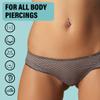 BASE LABORATORIES Keloid Bump Removal Gel Swabs | Piercing Aftercare Gel Swabs for Piercing Bump Treatment | Medicated Piercing Cleaner Saline Solution for Ear, Nose, Belly, Body Piercings | 72 Swabs view 3