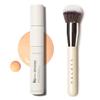 HALEYS Skin Tint Set (Light/Medium Warm): Re-invent Sheer Tinted Marula Oil, Skin Tint, Tinted BB Moisturizer, Face Oil, Hydrating Glowing Skin, Brilliant Kabuki Brush, Streak-free Blending, Buff, Blu view 1