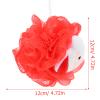 SOLUSTRE Christmas Loofah Sponge Body Scrubber 3Pcs Christmas Bath Character Loofahs Santa Christmas Tree Snowflake Loofah Bath Pouf Mesh Skin Cleaning Scrubber for Adults Christmas view 2