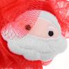 SOLUSTRE Christmas Loofah Sponge Body Scrubber 3Pcs Christmas Bath Character Loofahs Santa Christmas Tree Snowflake Loofah Bath Pouf Mesh Skin Cleaning Scrubber for Adults Christmas view 4