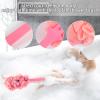 4Pack Back Scrubber for Shower, Evmliy Loofah Sponge Brush Exfoliating Body, Long Handle Scrub Brush for Shower with Loofah on a Stick for Back Use, Bathing Accessories Body Brushes (4Pack) view 4