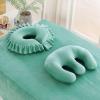 oiakus Beauty Salon Breast Pillow and Facial Pillow, Face Cushion for Massage Table, Feminine Bolster Breast Pillow Face Cradle Rest Pillow for Massage Table SPA Salon view 1