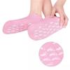 WalTok Socks Moisturizing Overnight, Cotton Spa Gel Moisture Short Socks Gel Inner Lining Infused with Essential Oils, Best for Repairing Softening Dry Cracked Feet Skins view 2