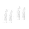 4 pcs Silicone Dispenser Plastic Ml Transparent Foaming Brush Container Liquid with Ml/Bottles Soap Bottle Suing Shampoo Press Foam Face Empty Shower Head Facial Clean view 1