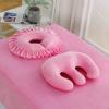 oiakus Beauty Salon Breast Pillow and Facial Pillow, Face Cushion for Massage Table, Feminine Bolster Breast Pillow Face Cradle Rest Pillow for Massage Table SPA Salon view 1