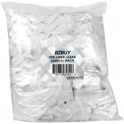 Bzbuy Disposable Spa Liners Large Size Fit All Pedicure Chair Clear 200 Pcs