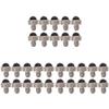 iplusmile 30 pcs Tool Noise Silencers Practical Tool: Grooming Scissor Metal Parts Barber Hairdressing Sound Haircutting Professional Bumpers Silencing Pet Replacement view 1