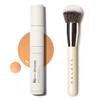 HALEYS Skin Tint Set (Medium/Tan Neutral): Re-invent Sheer Tinted Marula Oil, Skin Tint, Tinted BB Moisturizer, Face Oil, Hydrating Glowing Skin, Brilliant Kabuki Brush, Streak-free Blending, Buff view 1