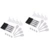 Beaupretty 8pcs Empty Mascara Tube Set with Eyelash Wands Funnels Pipettes Mascara Container for Custom Blends and Storage for Eyelash and Oil view 1